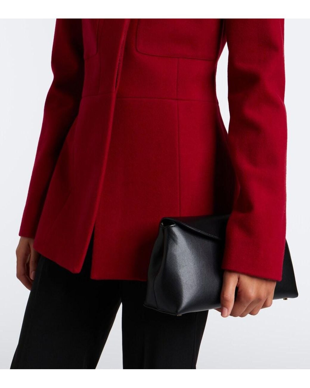 TOVE Red Eton Wool And Cashmere Jacket
