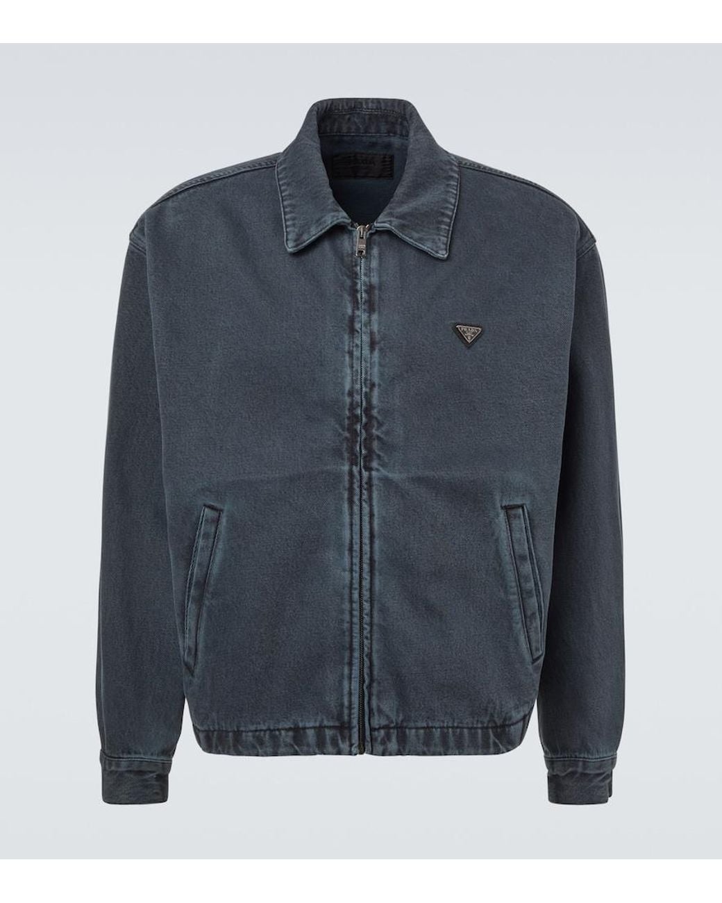 Chaqueta De Denim Prada de hombre de color Blue