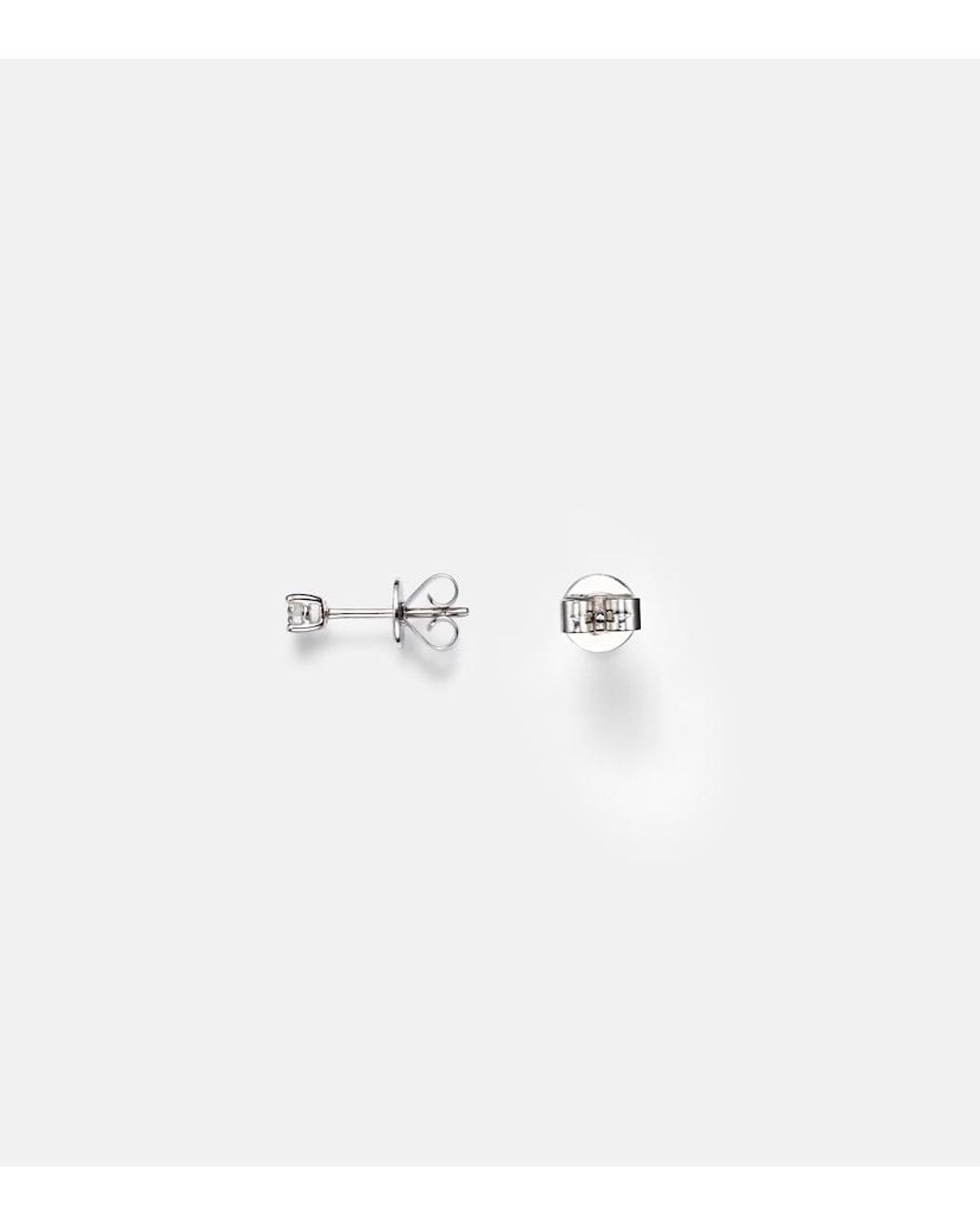 Anita Ko White 18Kt Stud Earrings With Diamonds