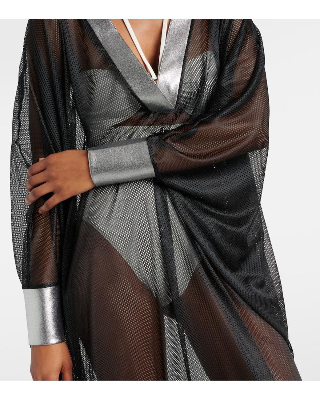 Caftan De Malla Balmain de color Black