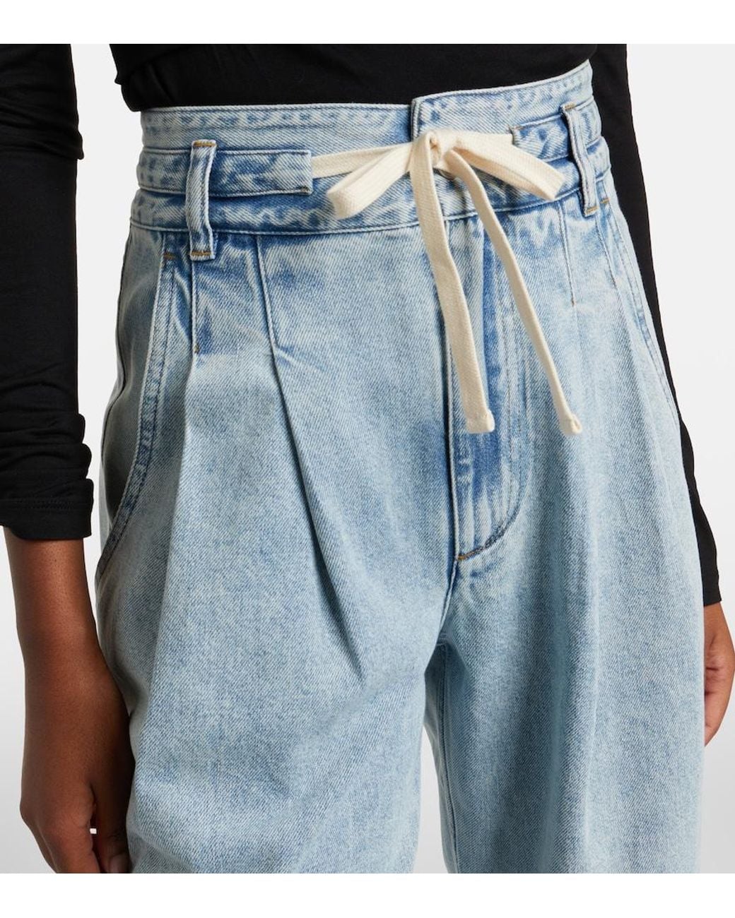 Isabel Marant Blue Ilsa Straight Jeans