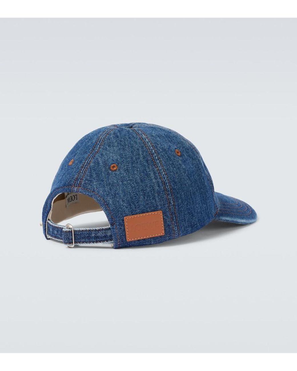 Loewe Baseballcap Aus Denim in Blue für Herren