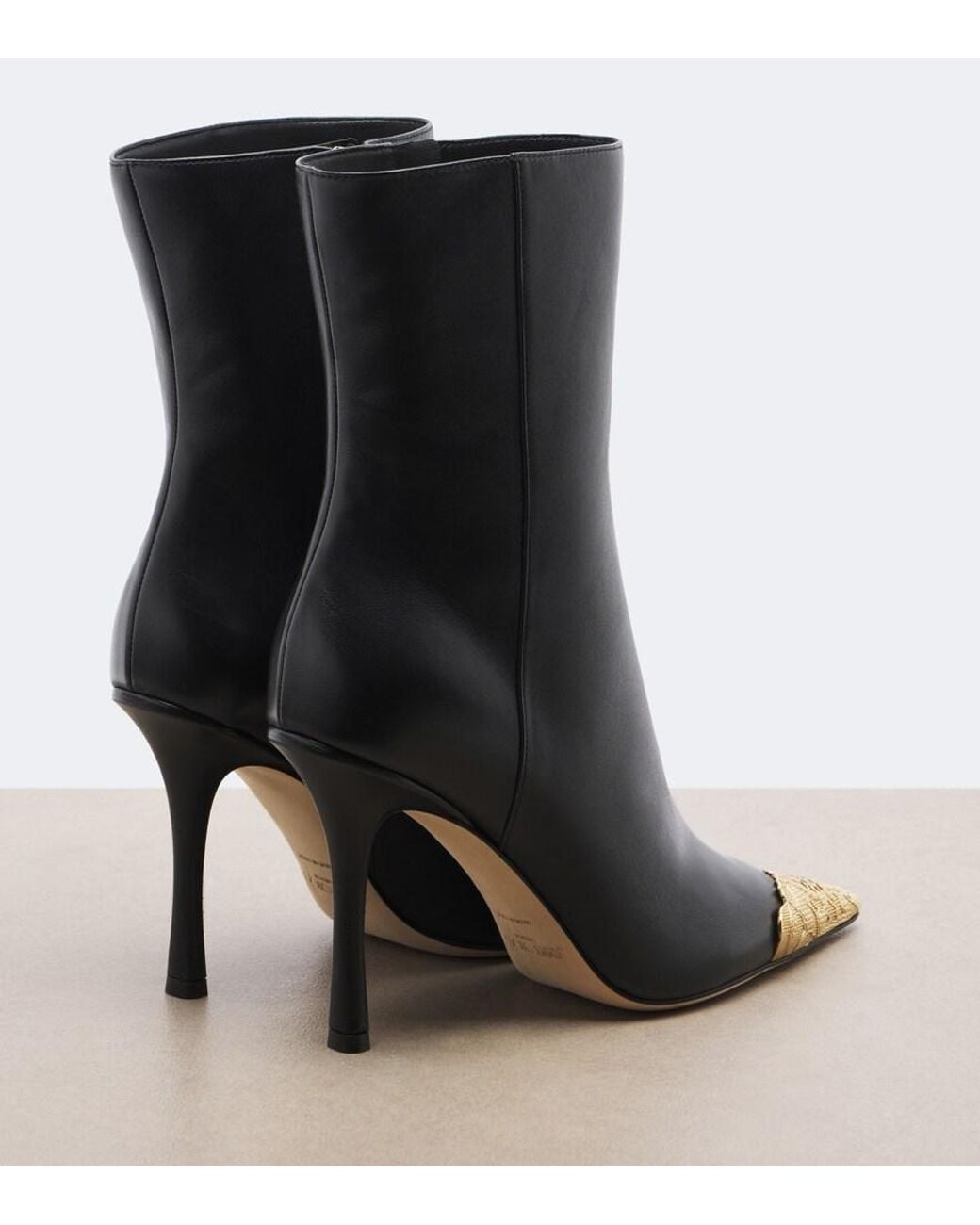 Jimmy Choo Black Faiz Leather Ankle Boots