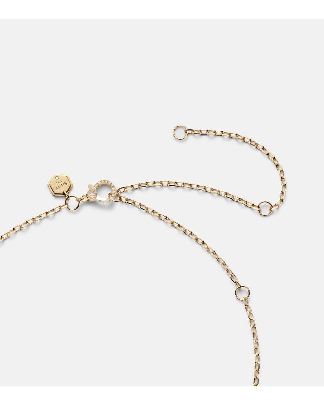 SHAY White 18Kt Pendant Necklace With Diamonds