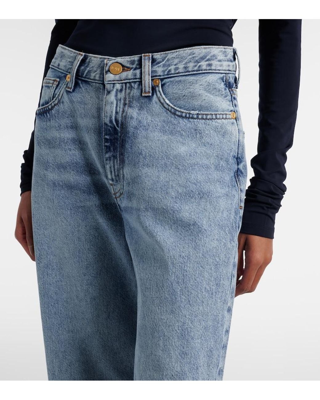 TOVE Blue Sofie Wide-Leg Jeans