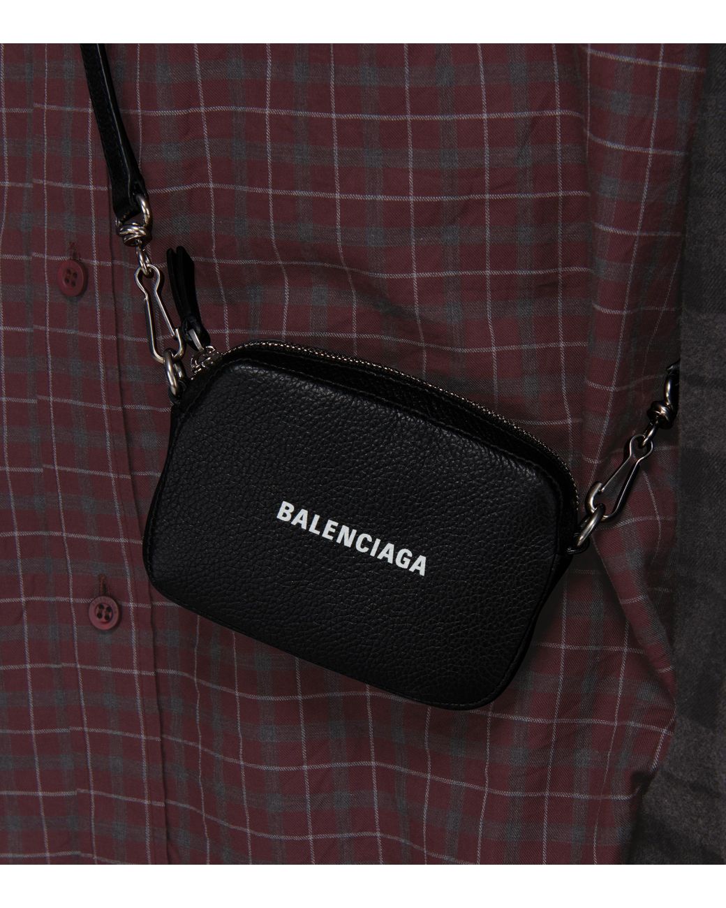 Balenciaga Cash Small Crossbody Bag in Black for Men | Lyst