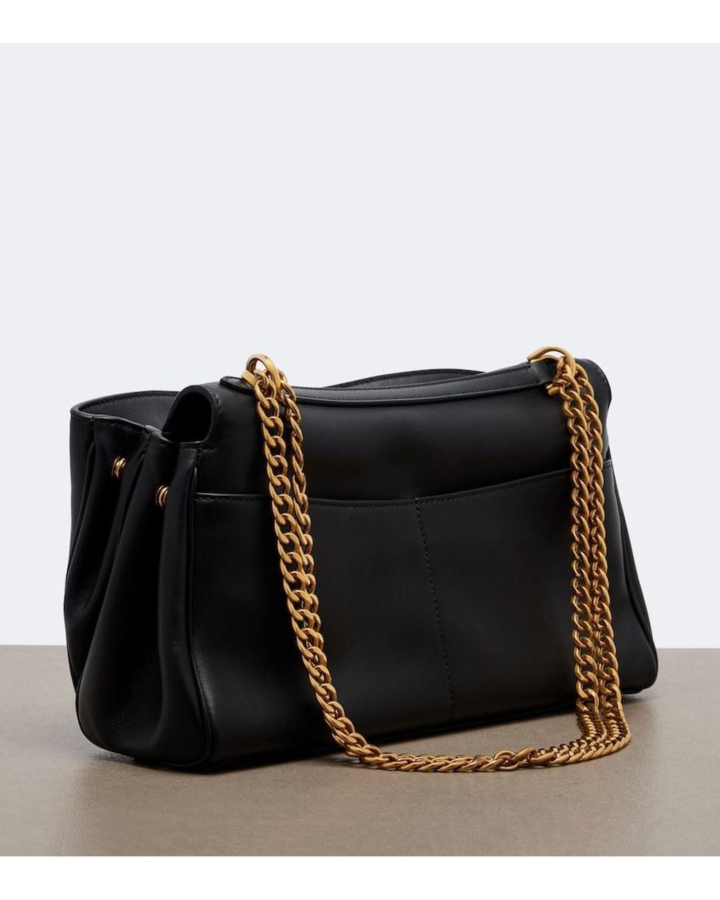Balenciaga Black Rodeo Medium Leather Shoulder Bag