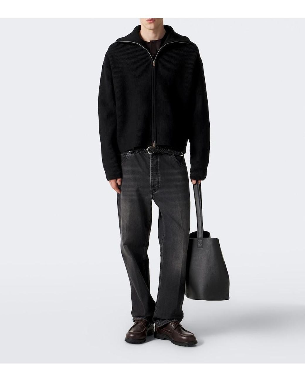 Pullover di Studio Nicholson in Black da Uomo