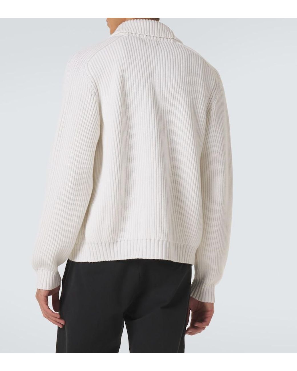 Tom Ford White Cashmere And Cotton Cardigan for men