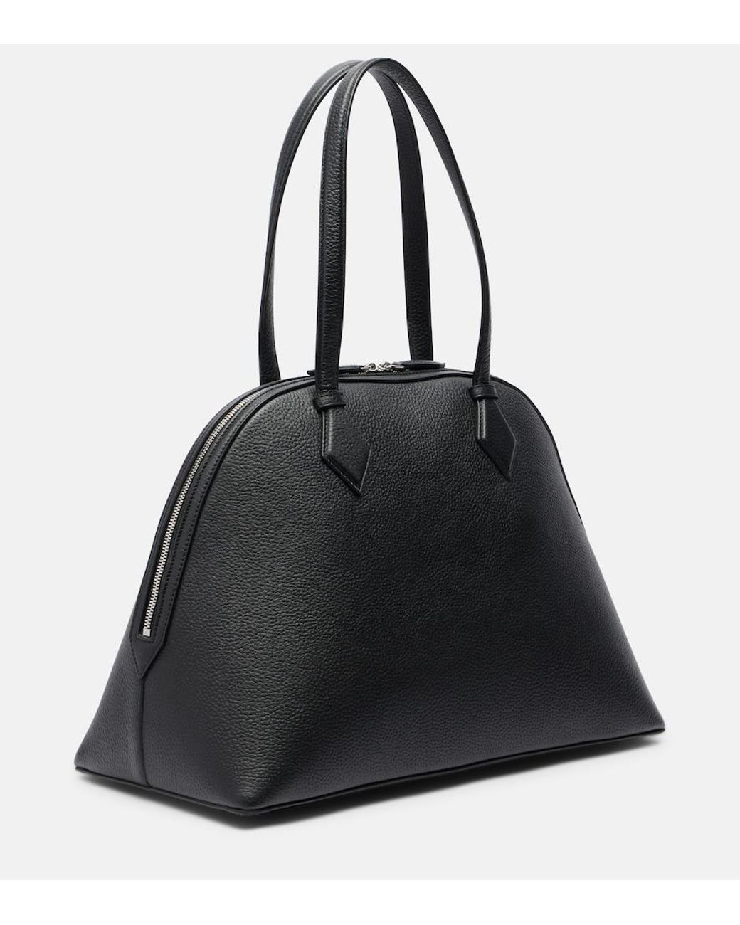 A.Emery Black Harnick Medium Leather Shoulder Bag