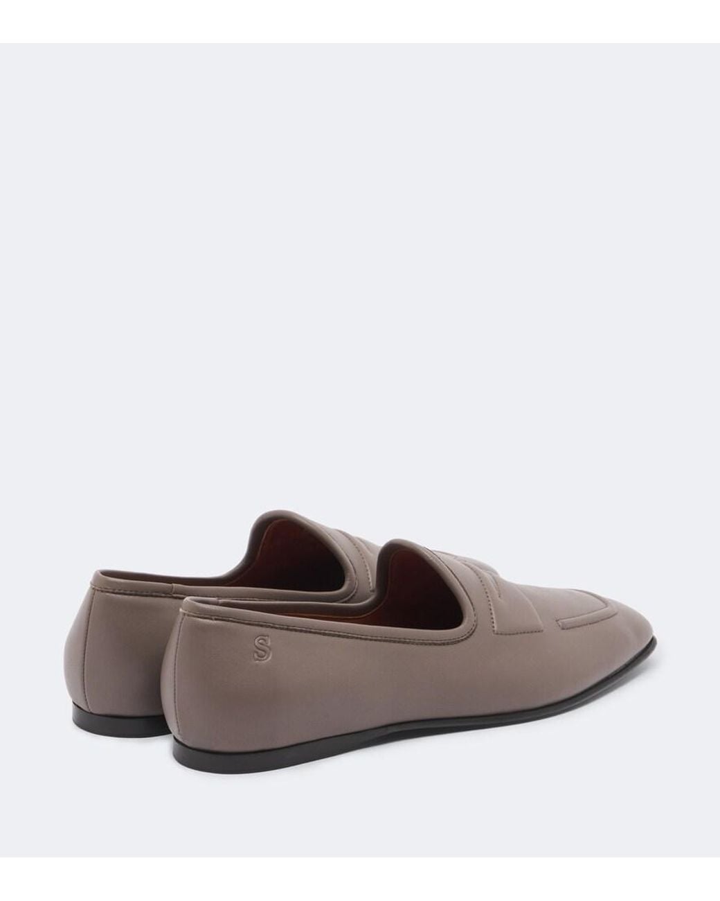 Acne Brown Leather Loafers