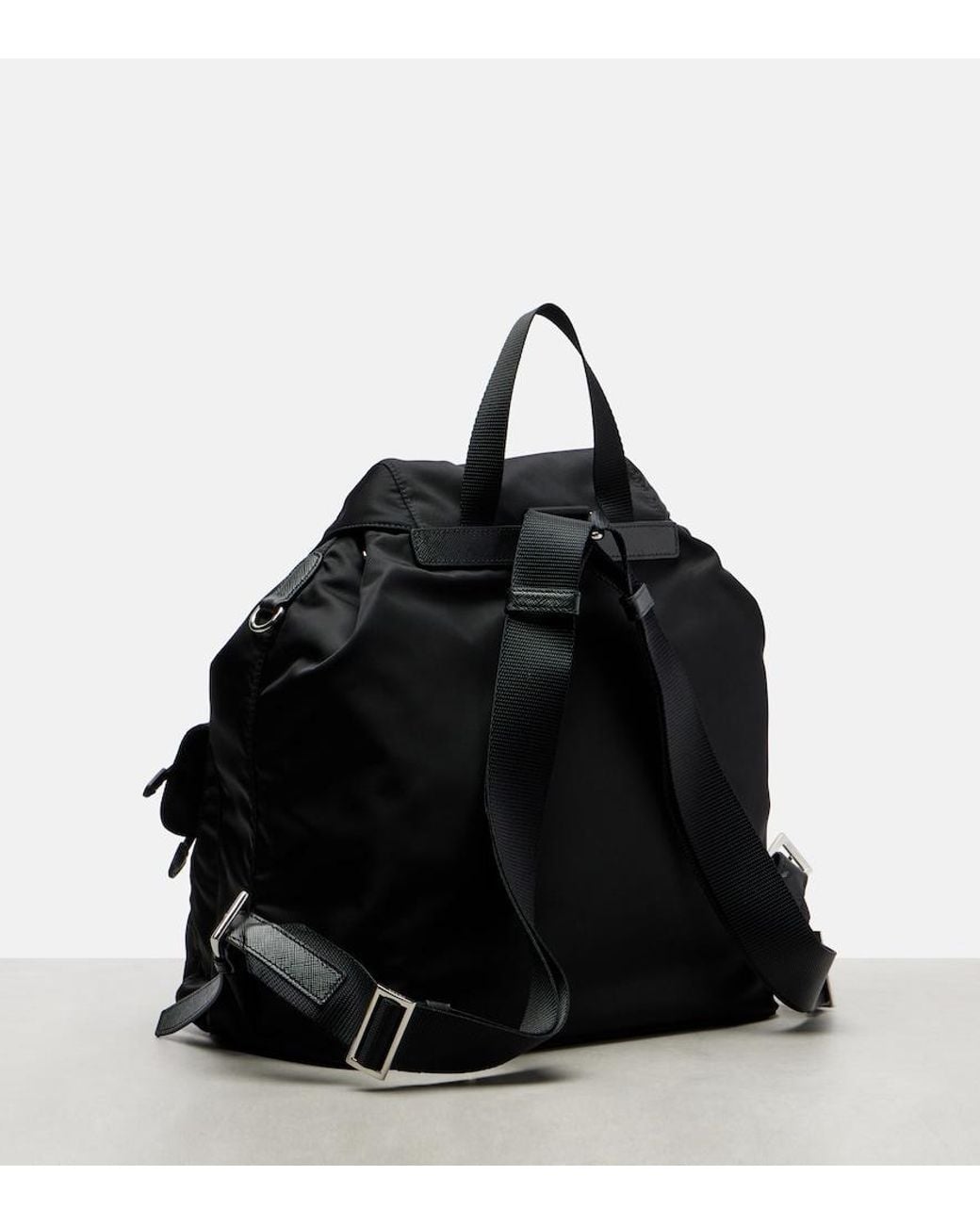 Prada Black Medium Re-Nylon Backpack