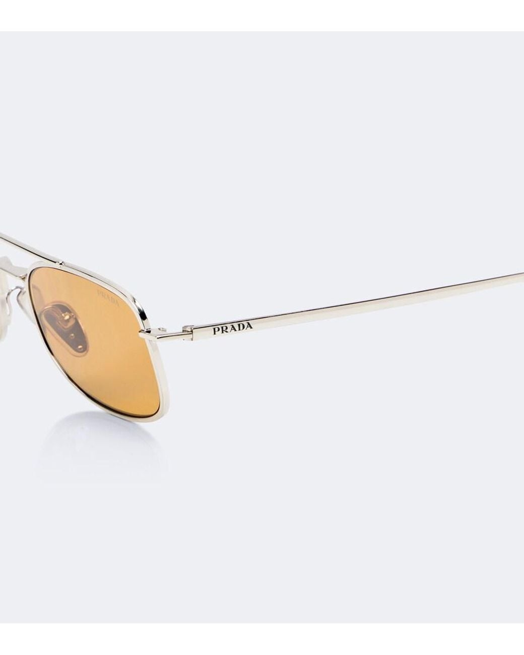 Prada Natural Wire Navigator Sunglasses