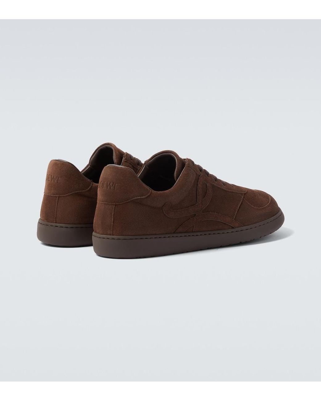 Loewe Brown Jambo Suede Sneakers for men