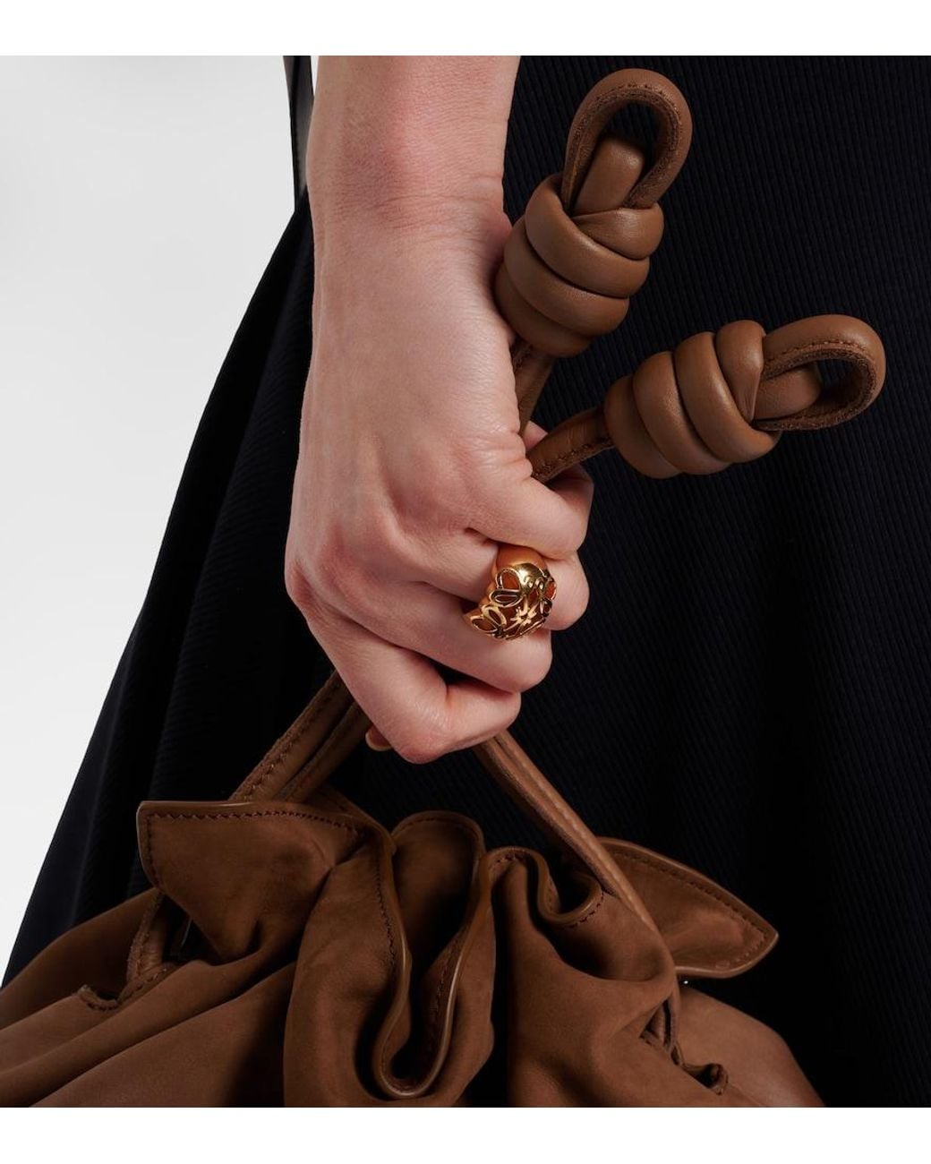 Loewe Metallic Anagram Bombe Ring