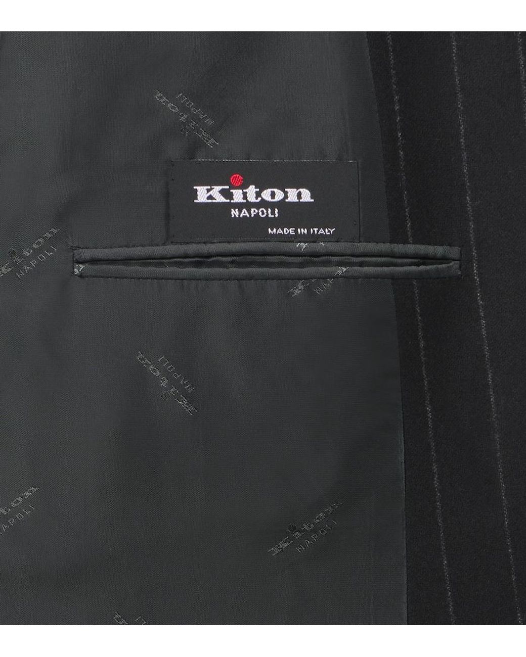 Completo di Kiton in Black da Uomo