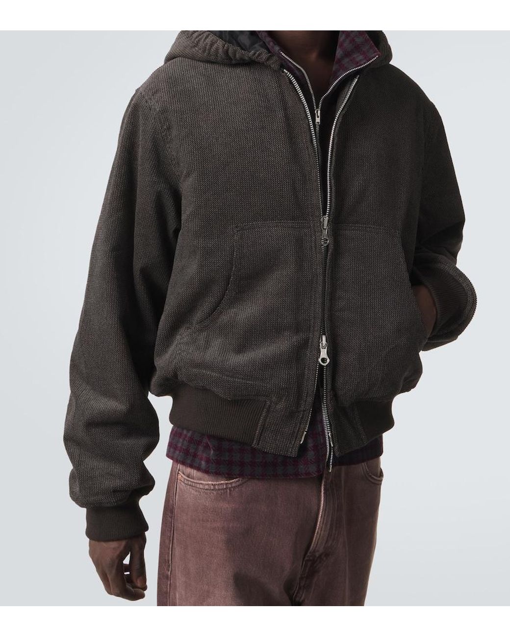 Our Legacy Black Bank Cotton Twill Corduroy Jacket for men
