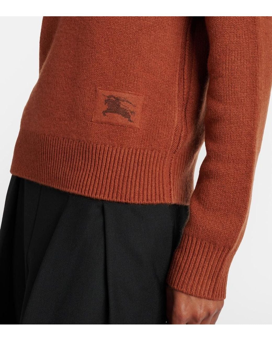 Burberry Brown Pullover Aus Kaschmir