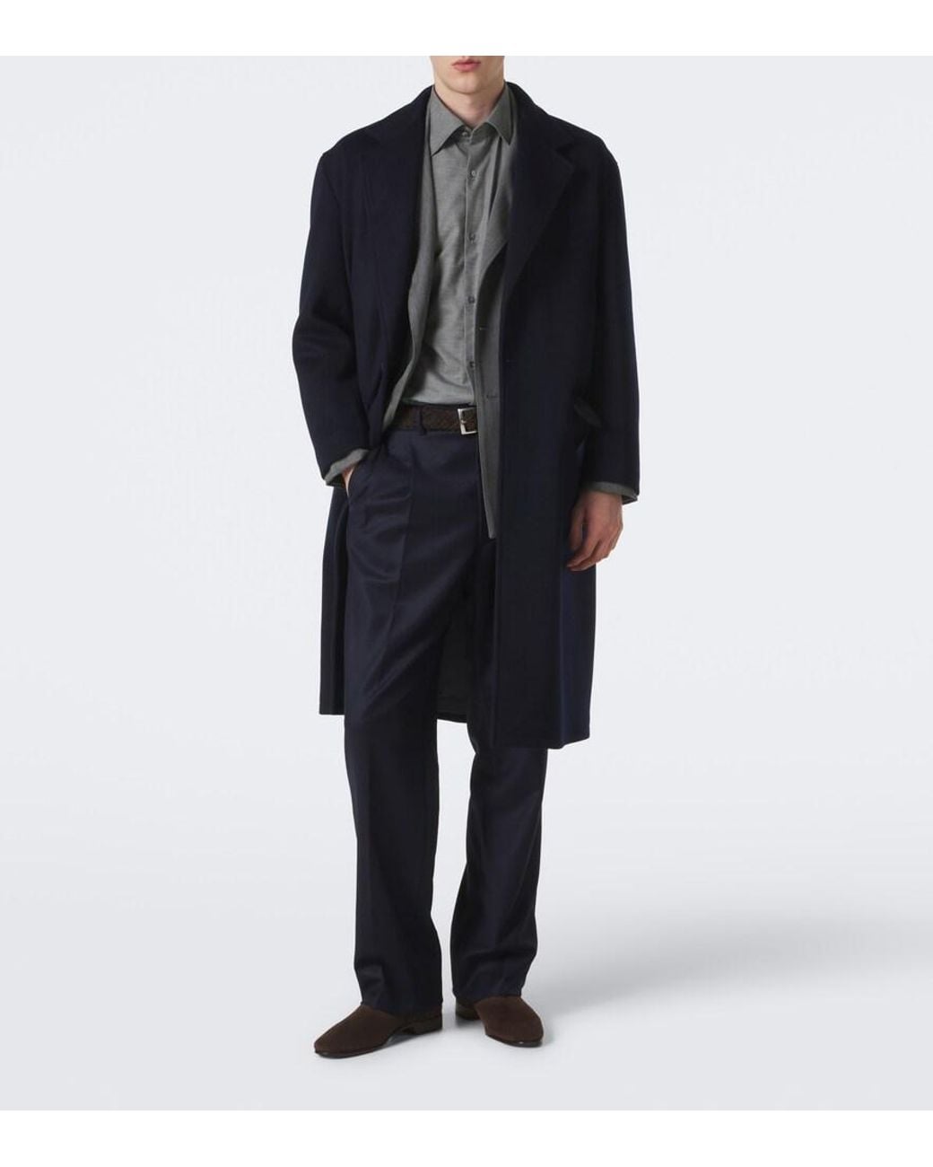 STÒFFA Gray Cotton Shirt for men