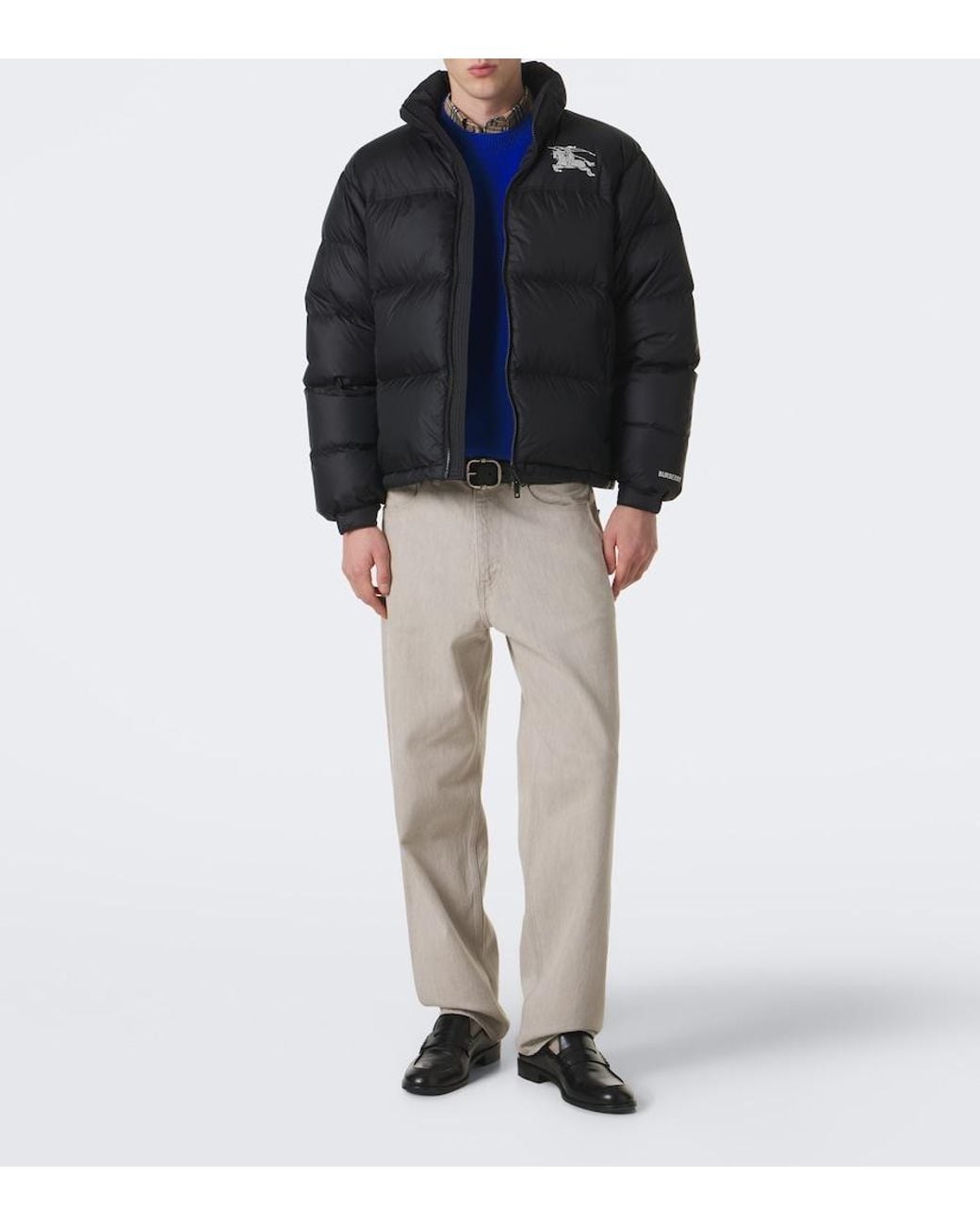 Burberry Black Ekd Down Jacket for men