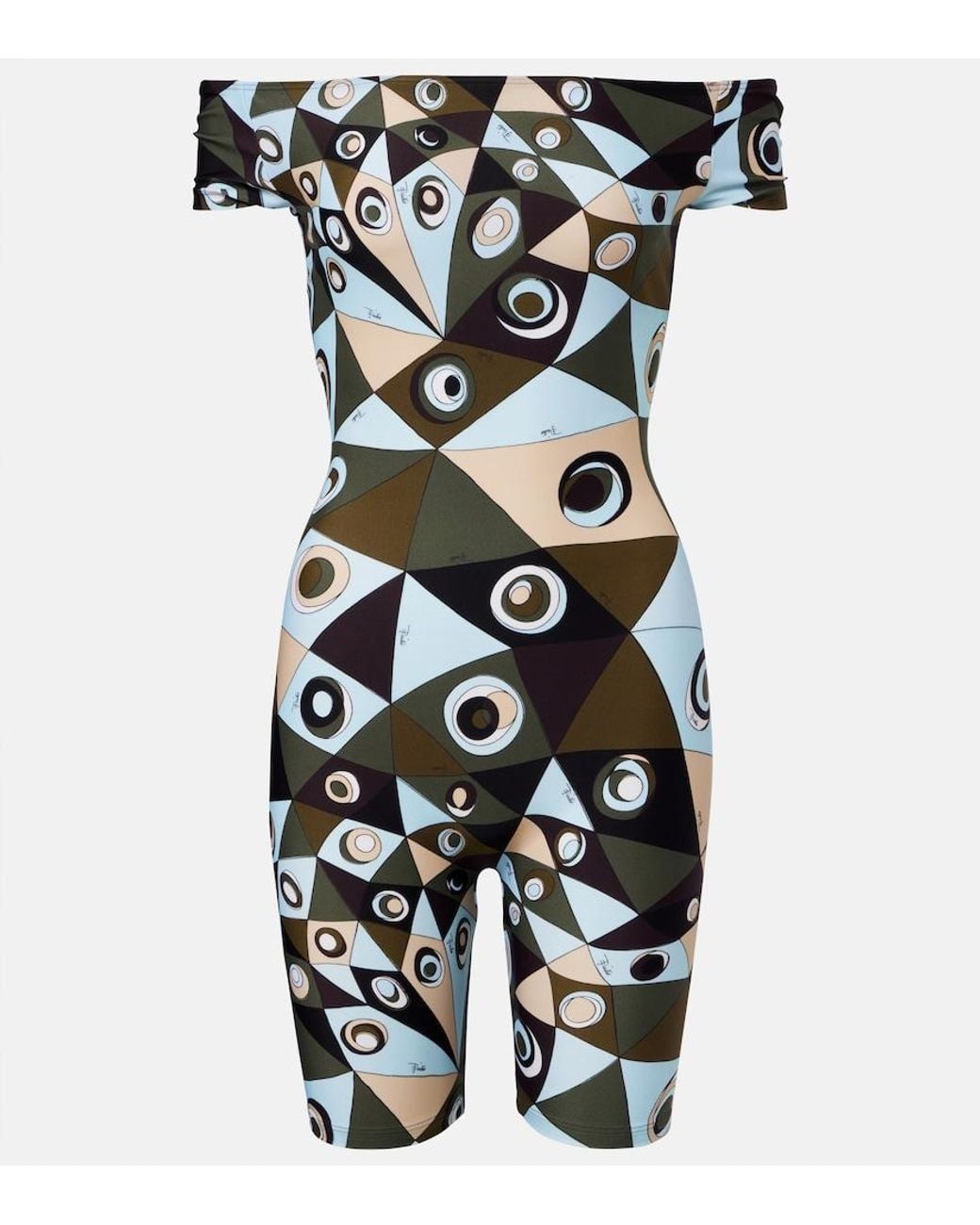 Emilio Pucci Black Occhi Off-Shoulder Jumpsuit