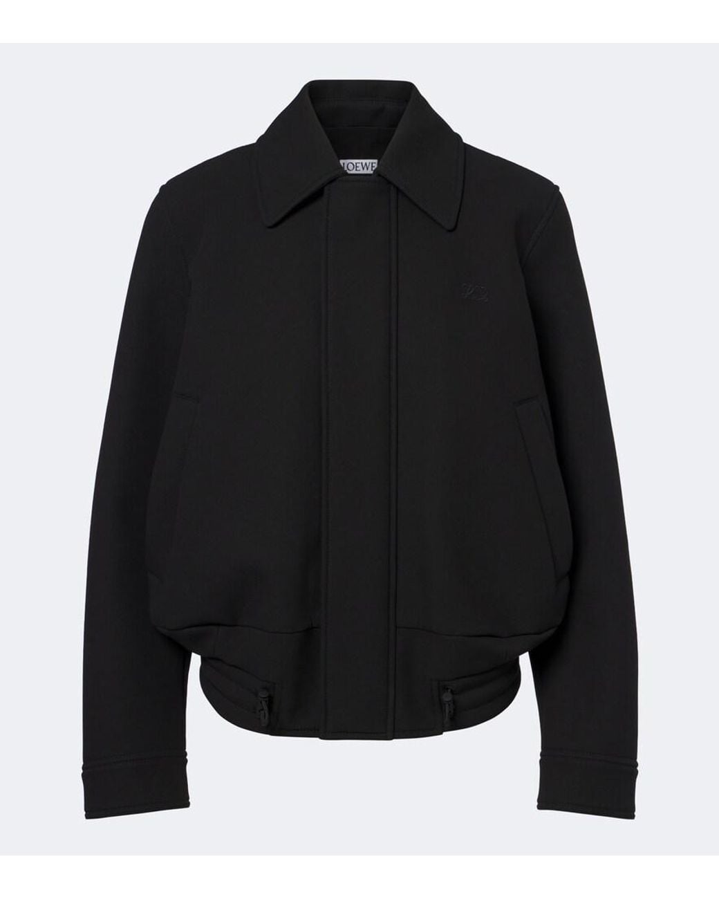 Loewe Black Double L Cotton Blouson Jacket