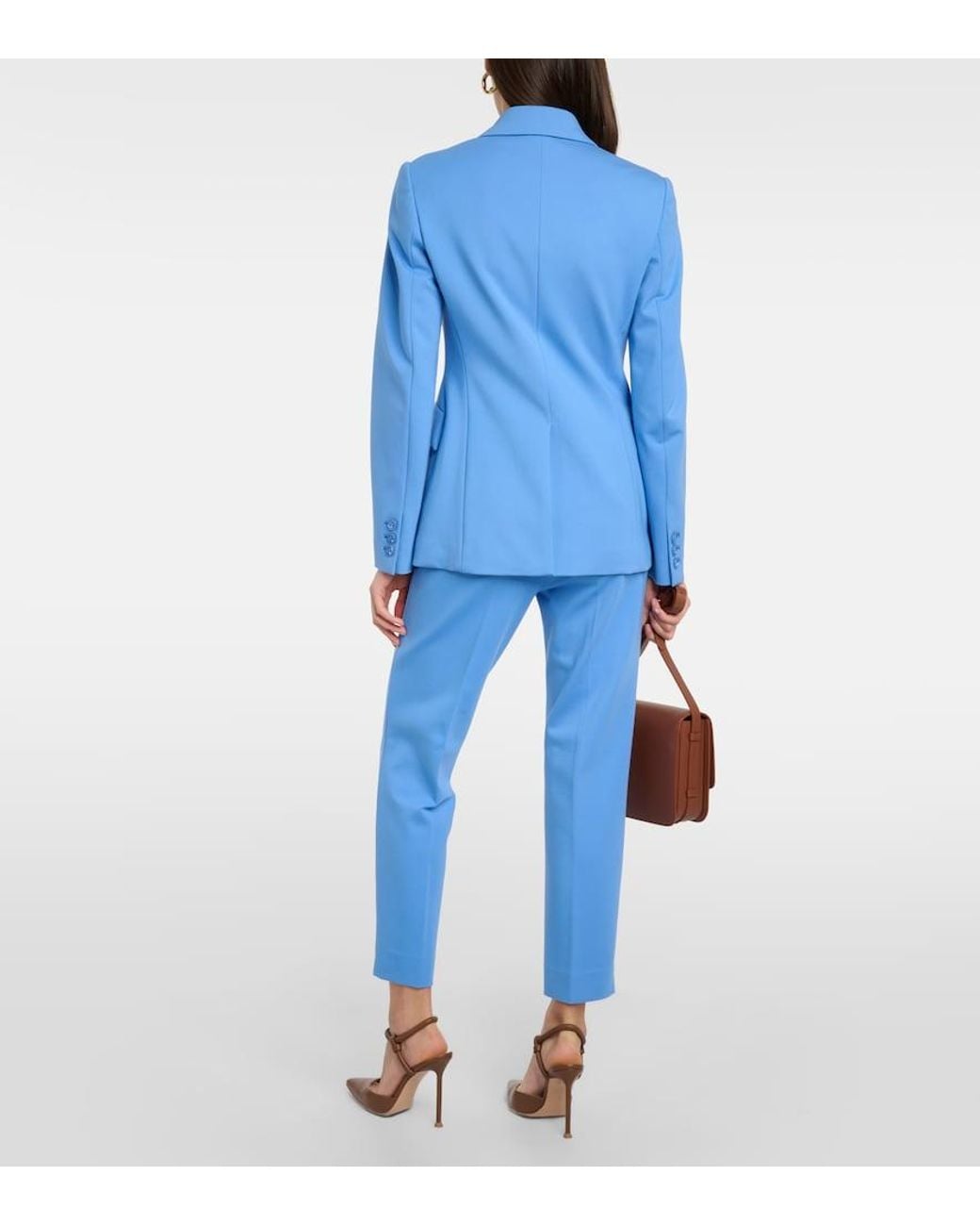 Dorothee Schumacher Blue Double-Breasted Blazer