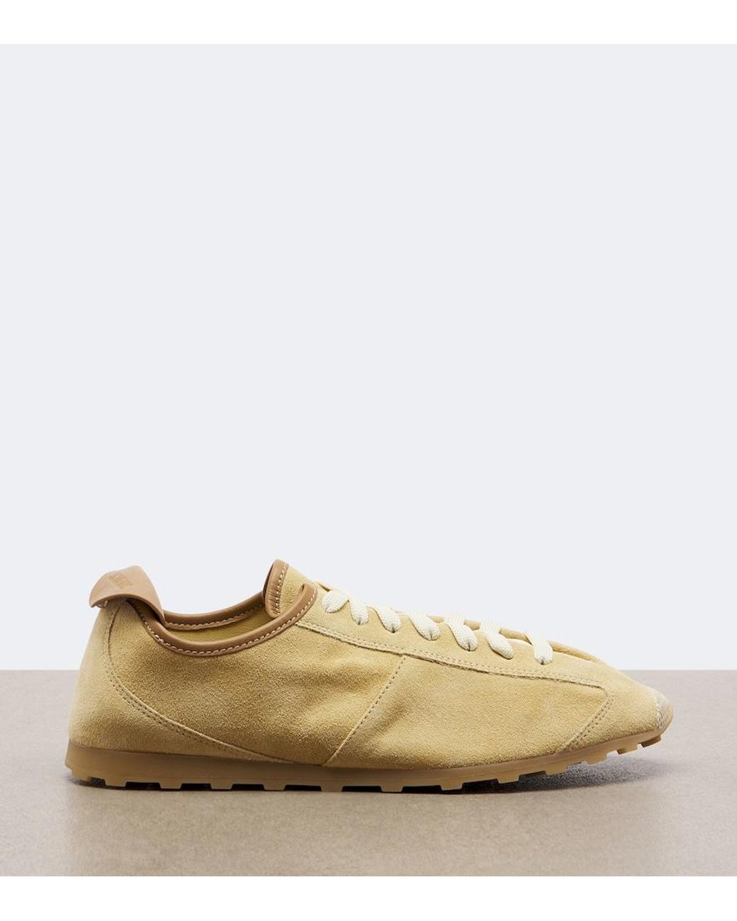 Jacquemus Natural Tennis Suede Sneakers