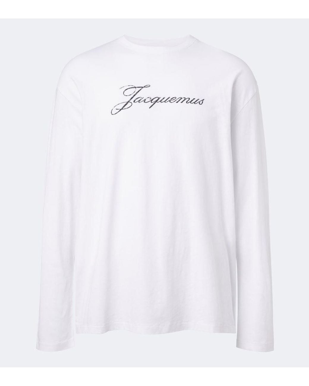 Jacquemus White Logo Cotton And Hemp Jersey T-Shirt for men