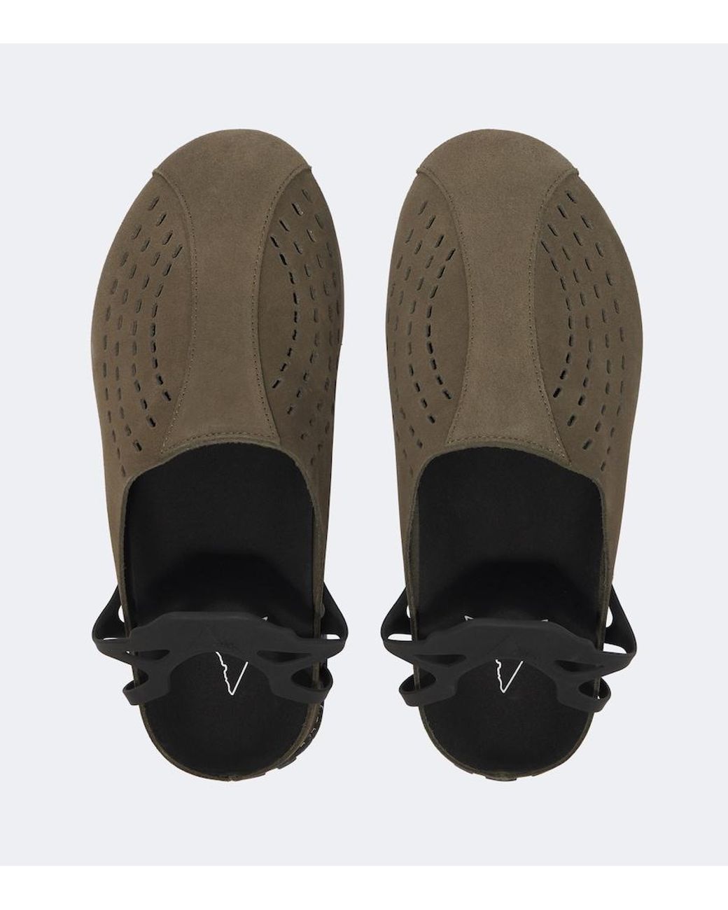 Roa Brown Fedaia Leather Mules for men