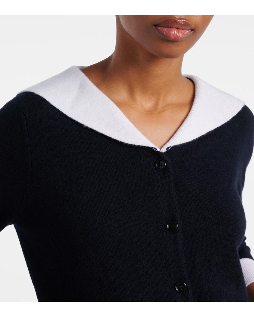 Jardin Des Orangers Blue Cashmere Cardigan