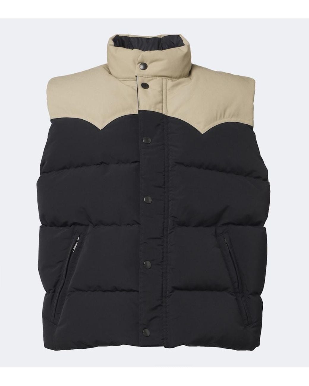 Canada Goose Black Douglas Cotton-Blend Down Vest for men
