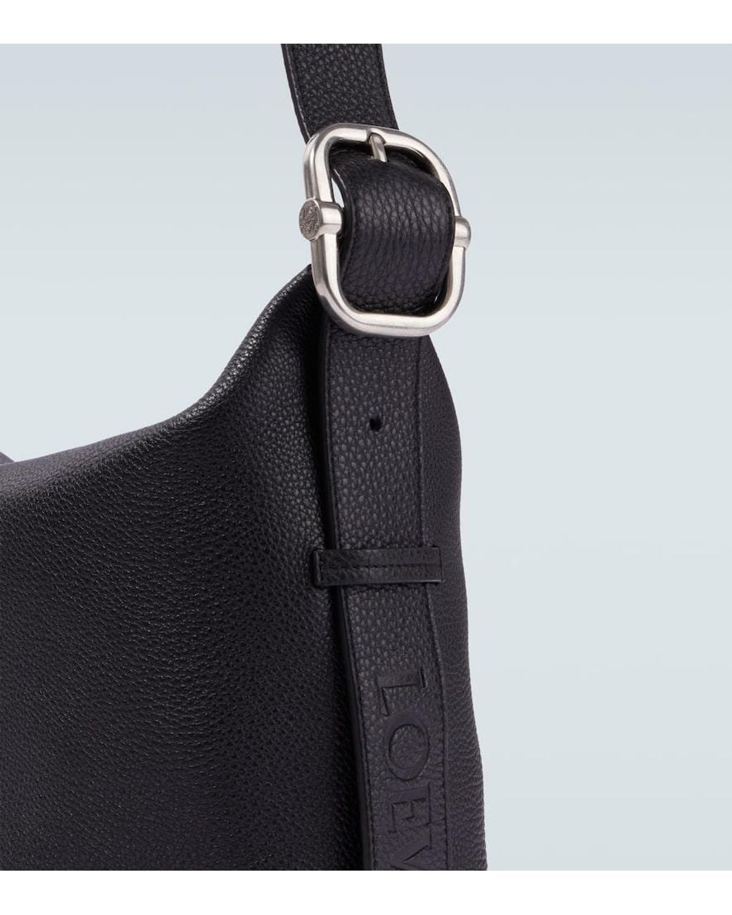 Borsa A Spalla Loop di Loewe in Black da Uomo