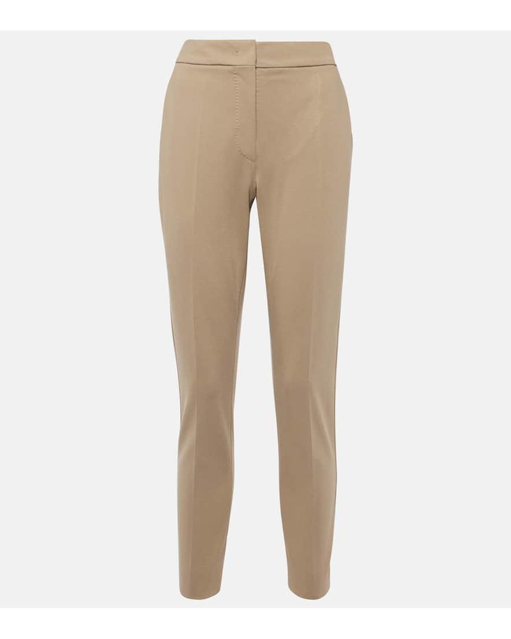 【Max Mara】 Pegnoジャージ croppedスリムパンツ Pegno cropped jersey slim pants in pink - Max Mara | Mytheresa