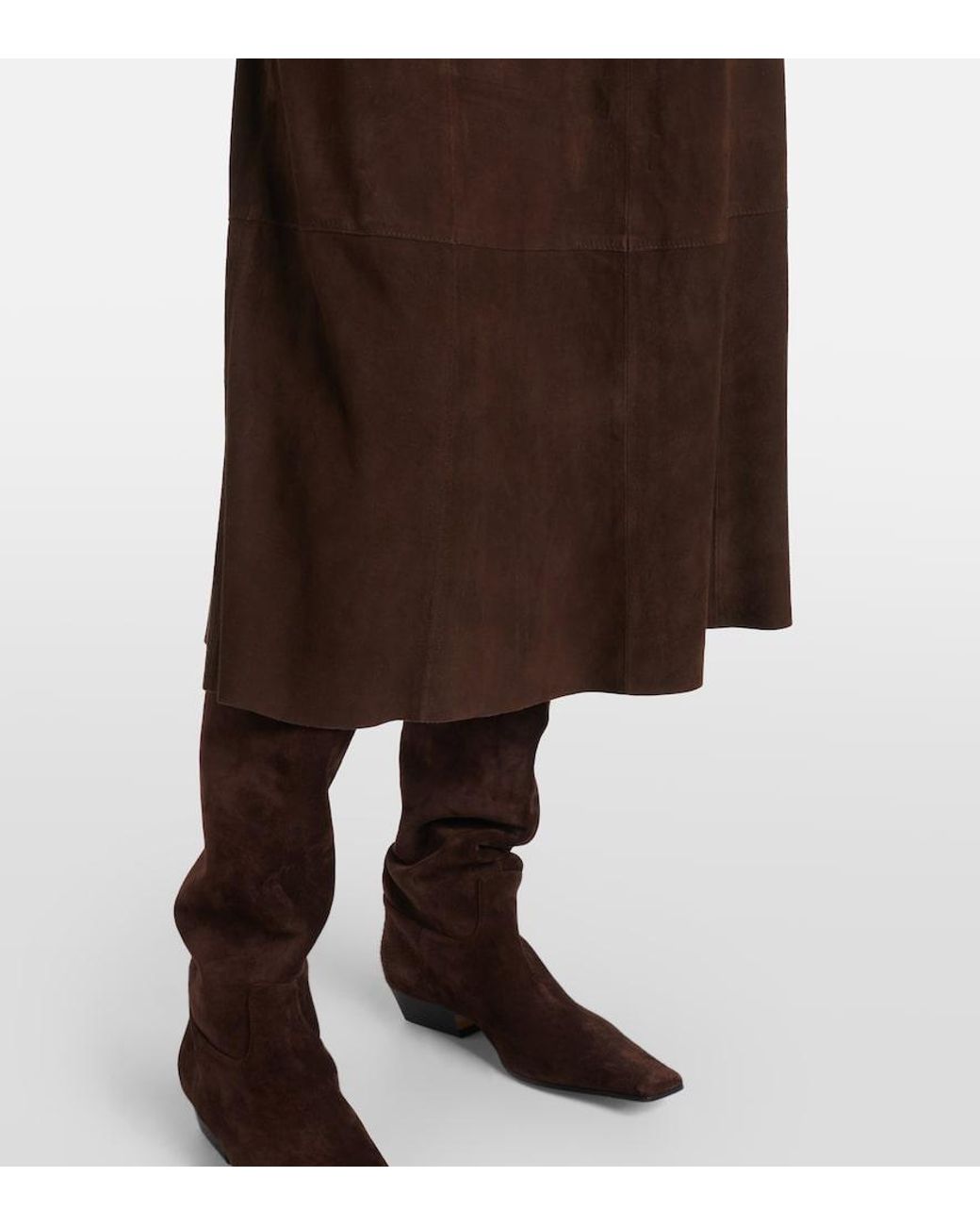 Vince Brown Midirock Aus Veloursleder