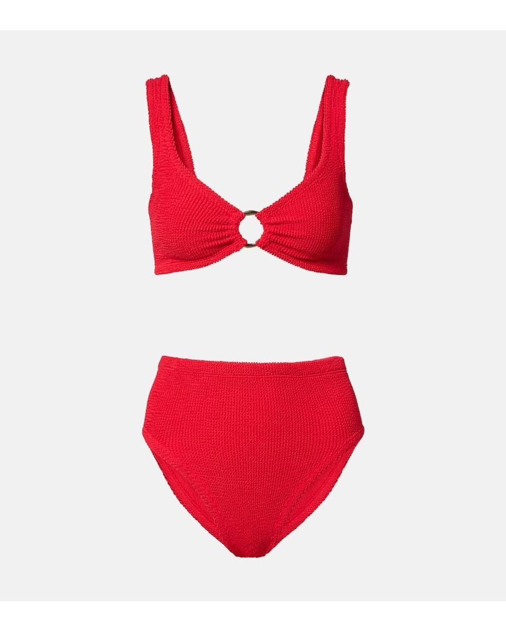 Hunza G Red Nadine Bikini