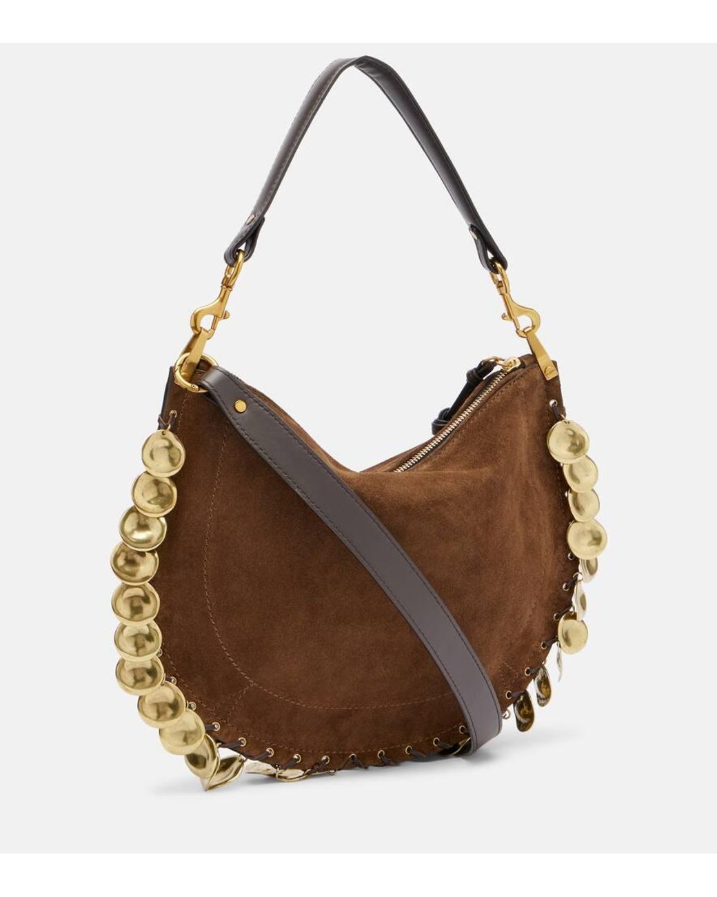 Isabel Marant Brown Oskan Soft Small Suede Crossbody Bag