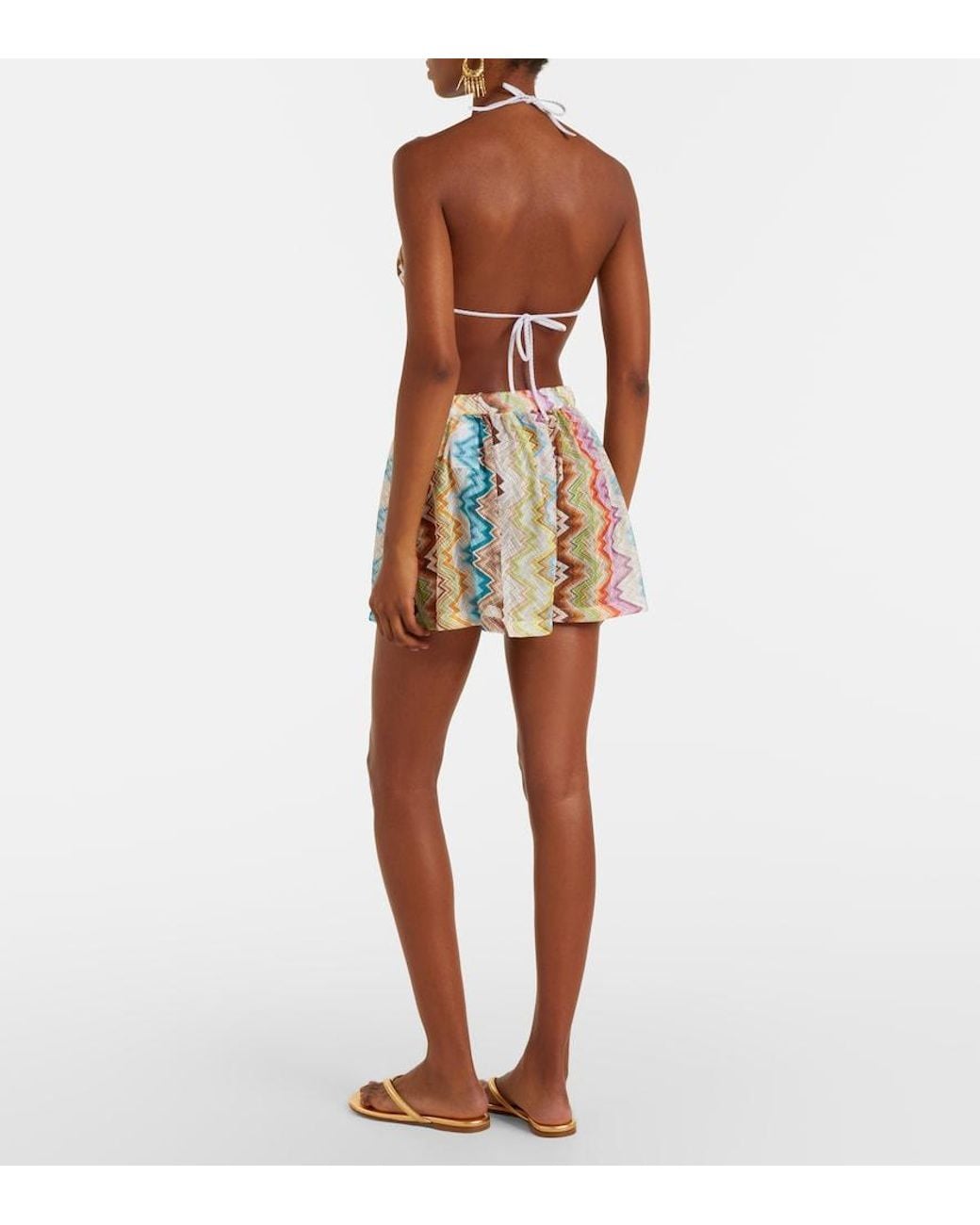 Missoni White Zigzag Shorts