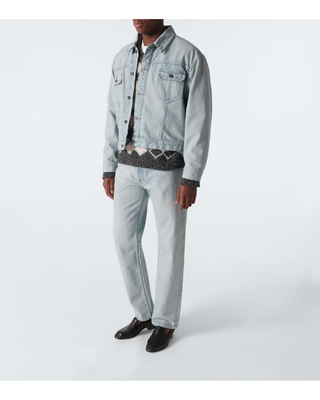 The Row Blue Orson Denim Jacket for men
