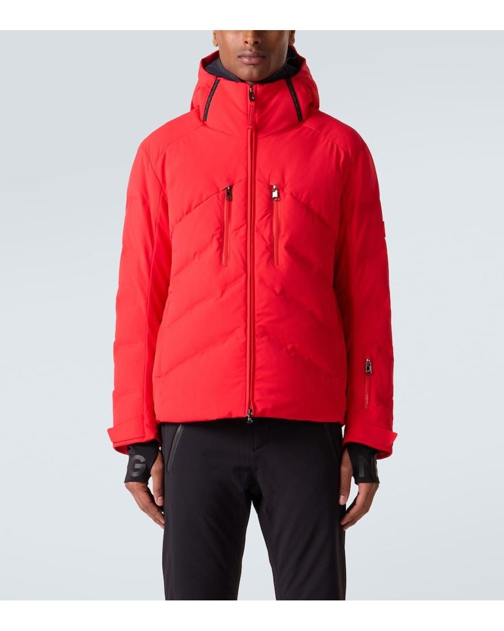 Bogner Red Jervis-D Hooded Down Ski Jacket for men