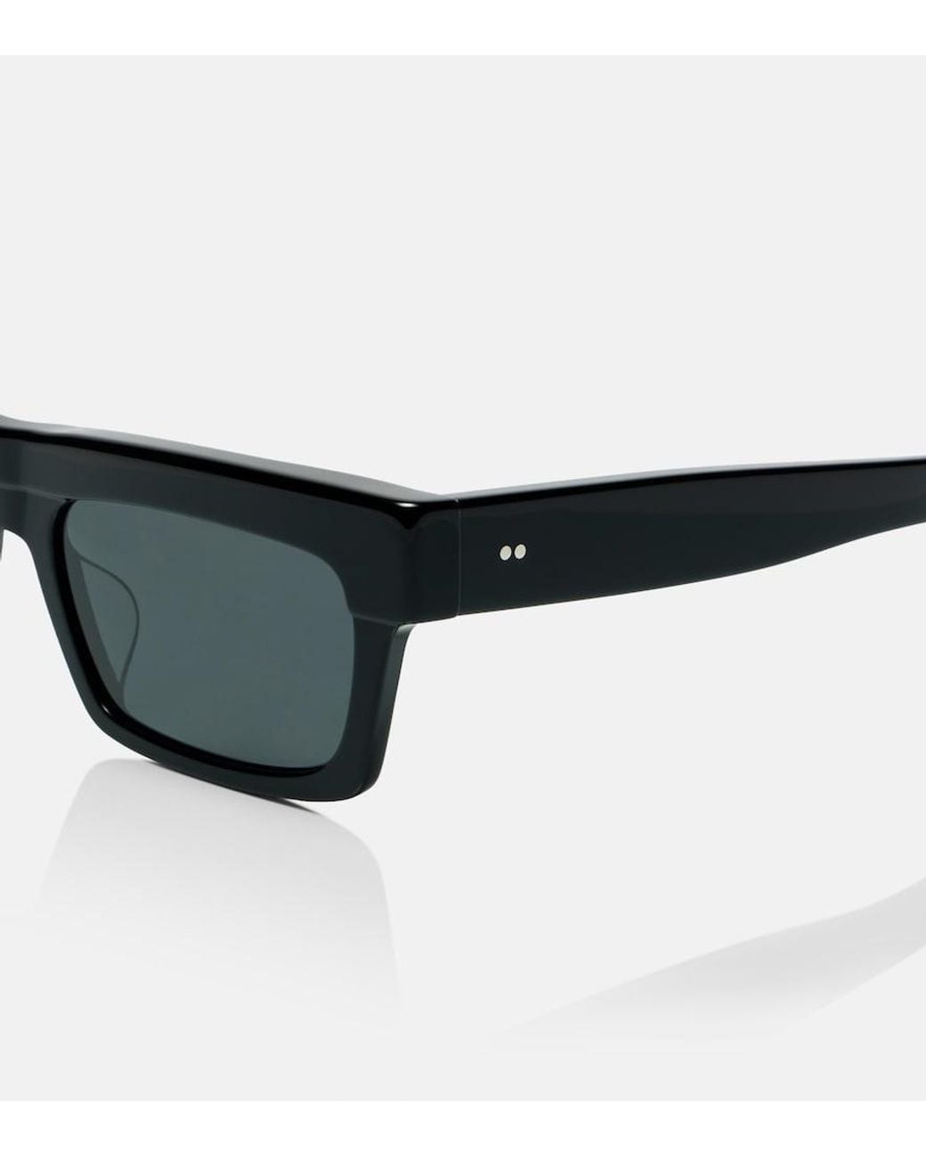 Khaite Black X Oliver Peoples 1985C Rectangular Sunglasses