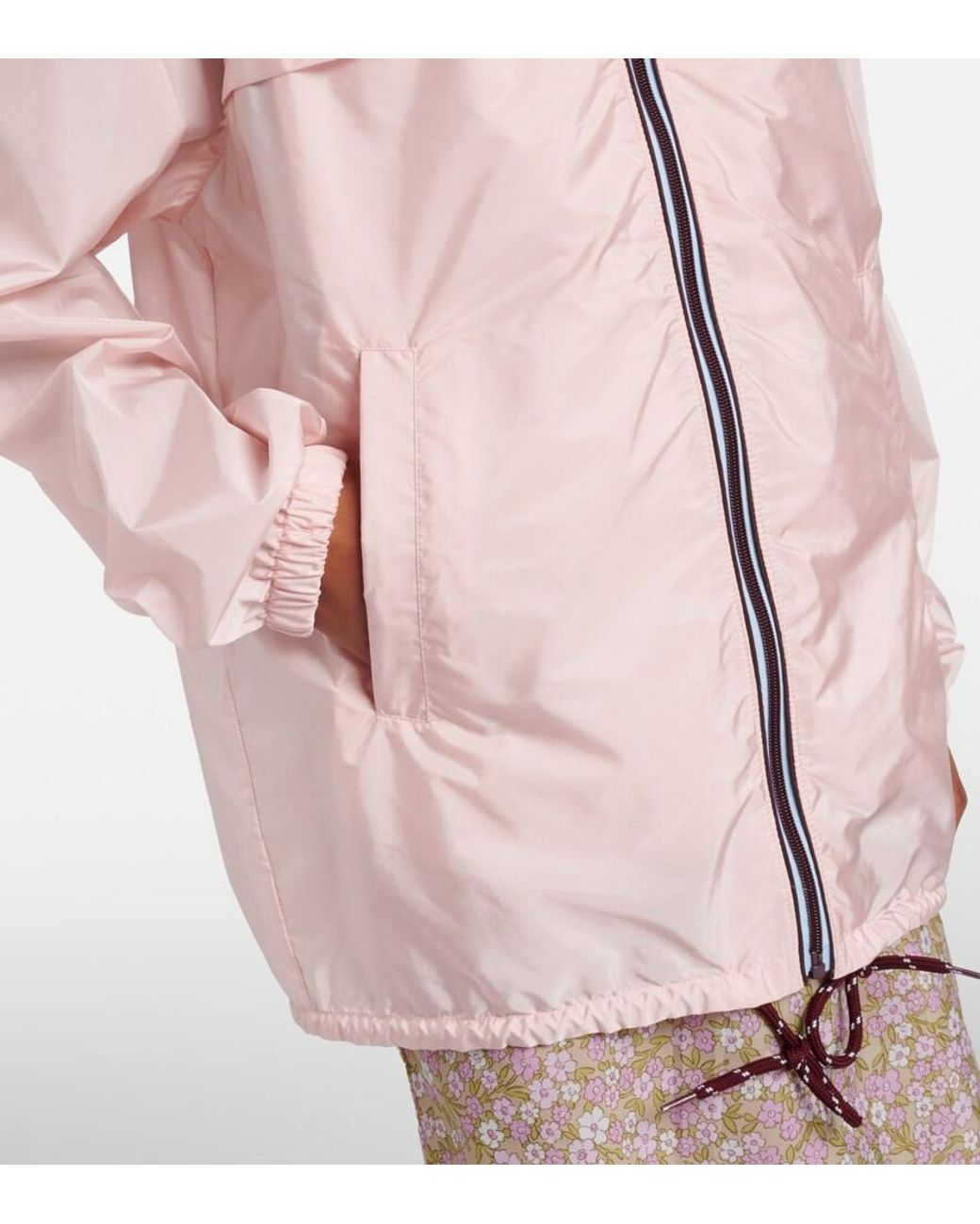 Prada Pink Re-Nylon Hooded Jacket