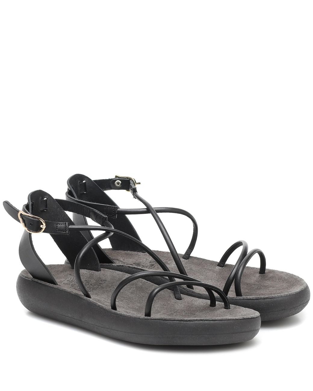Ancient Greek Sandals Anastasia Comfort Leather Sandals in Black - Lyst