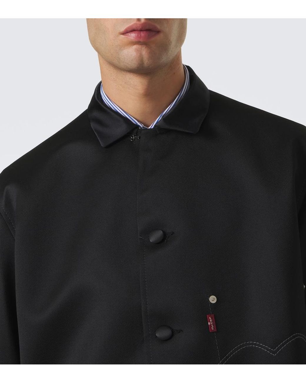 Junya Watanabe Black X Levi's Wool Jacket for men