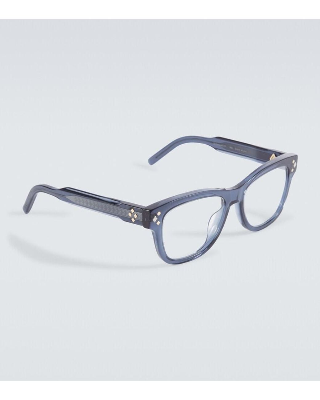 Dior Blue Cd Diamondo S1I Rectangular Glasses for men