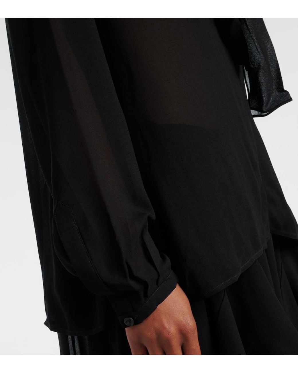 Blouse Alaïa en coloris Black