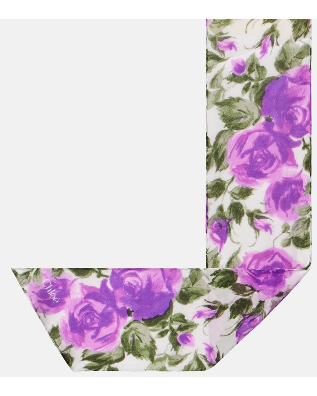 Sciarpa Bloom di Chloé in Purple