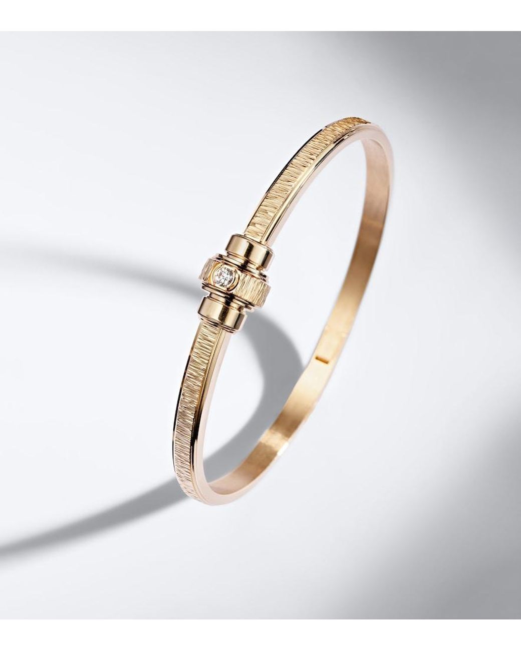 Piaget White Possession Decor Palace 18Kt Rose Bangle With Diamond