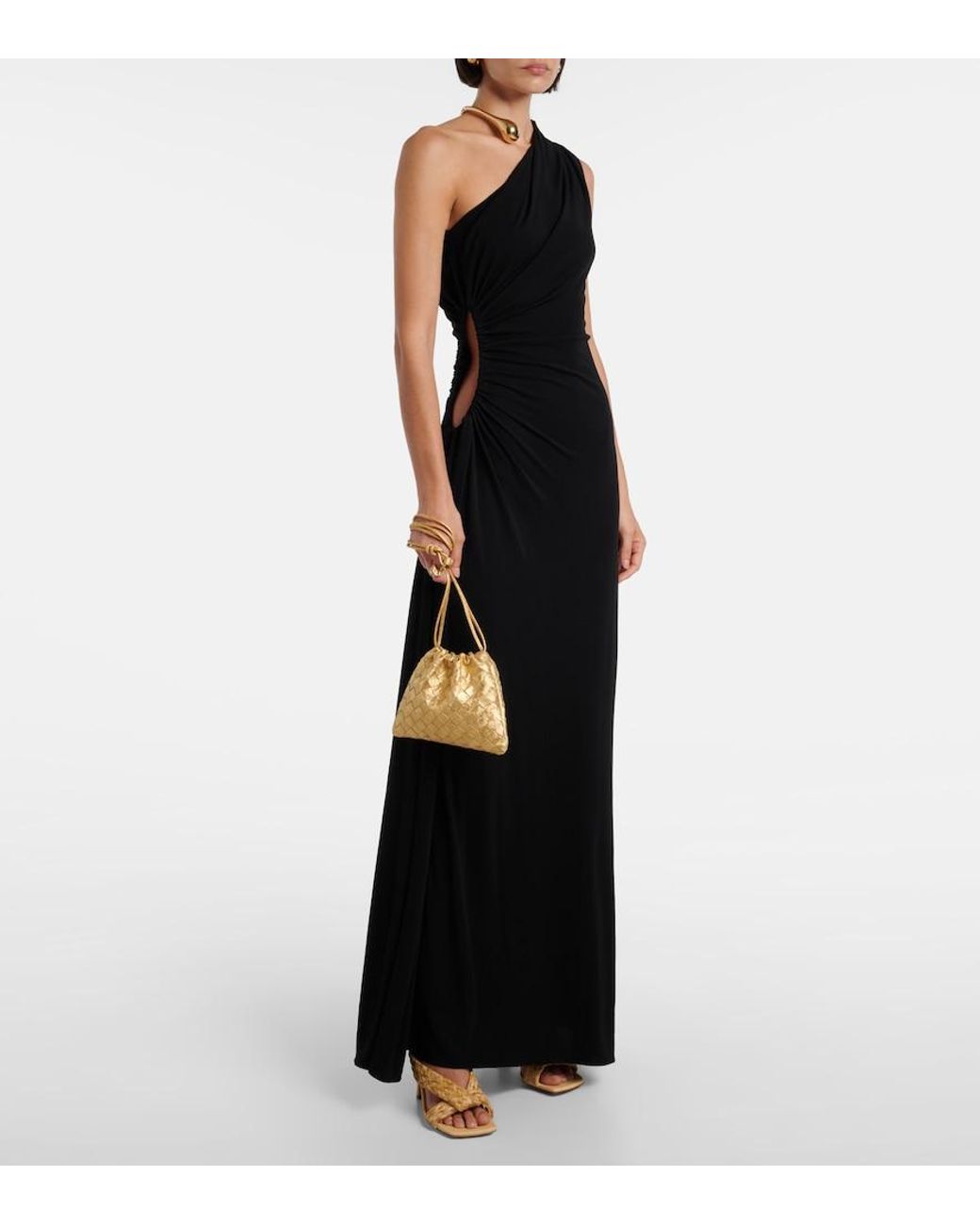 Bottega Veneta Natural Riva Braided Raffia Mules