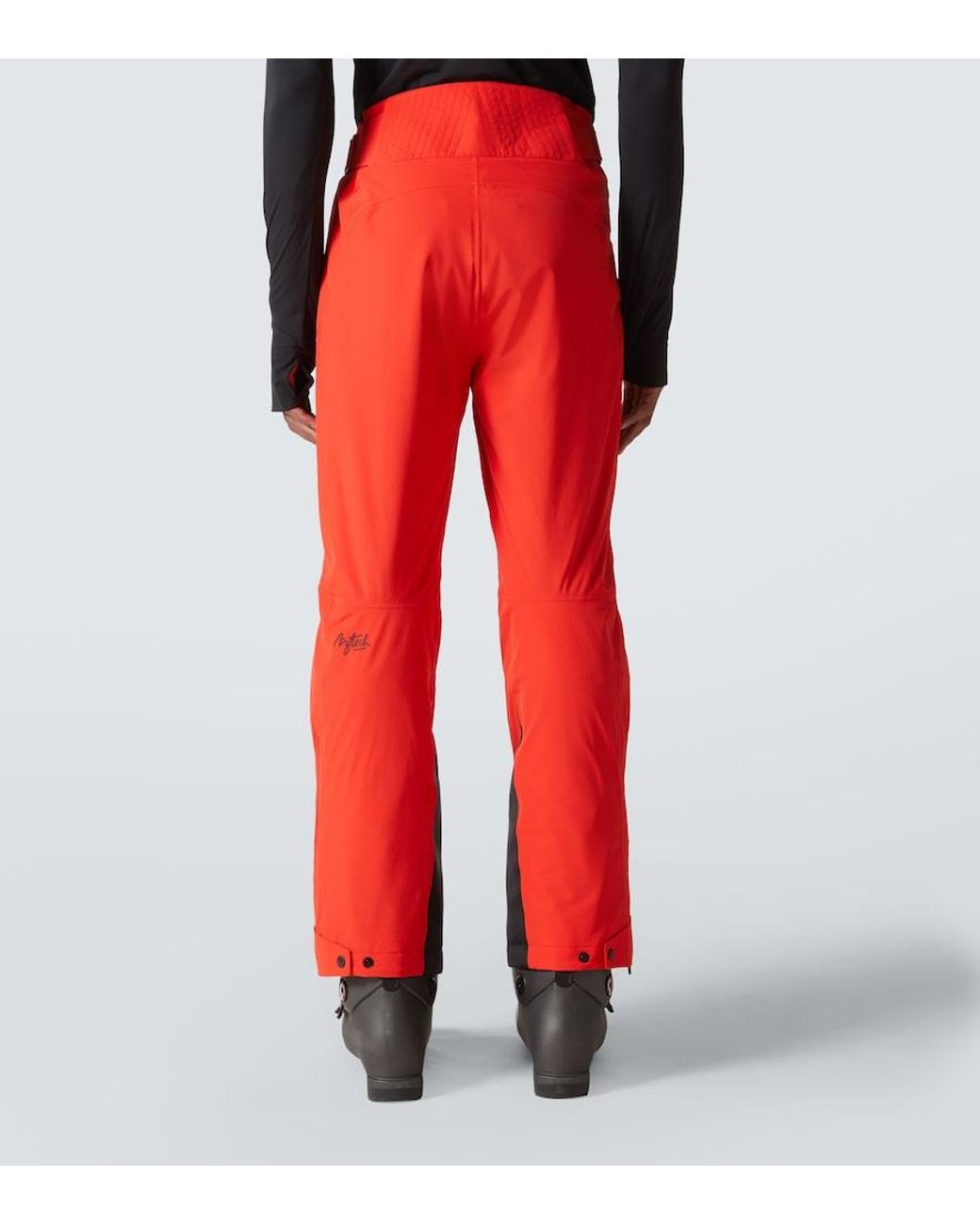 Pantaloni Da Sci Team Aztech di Aztech Mountain in Red da Uomo